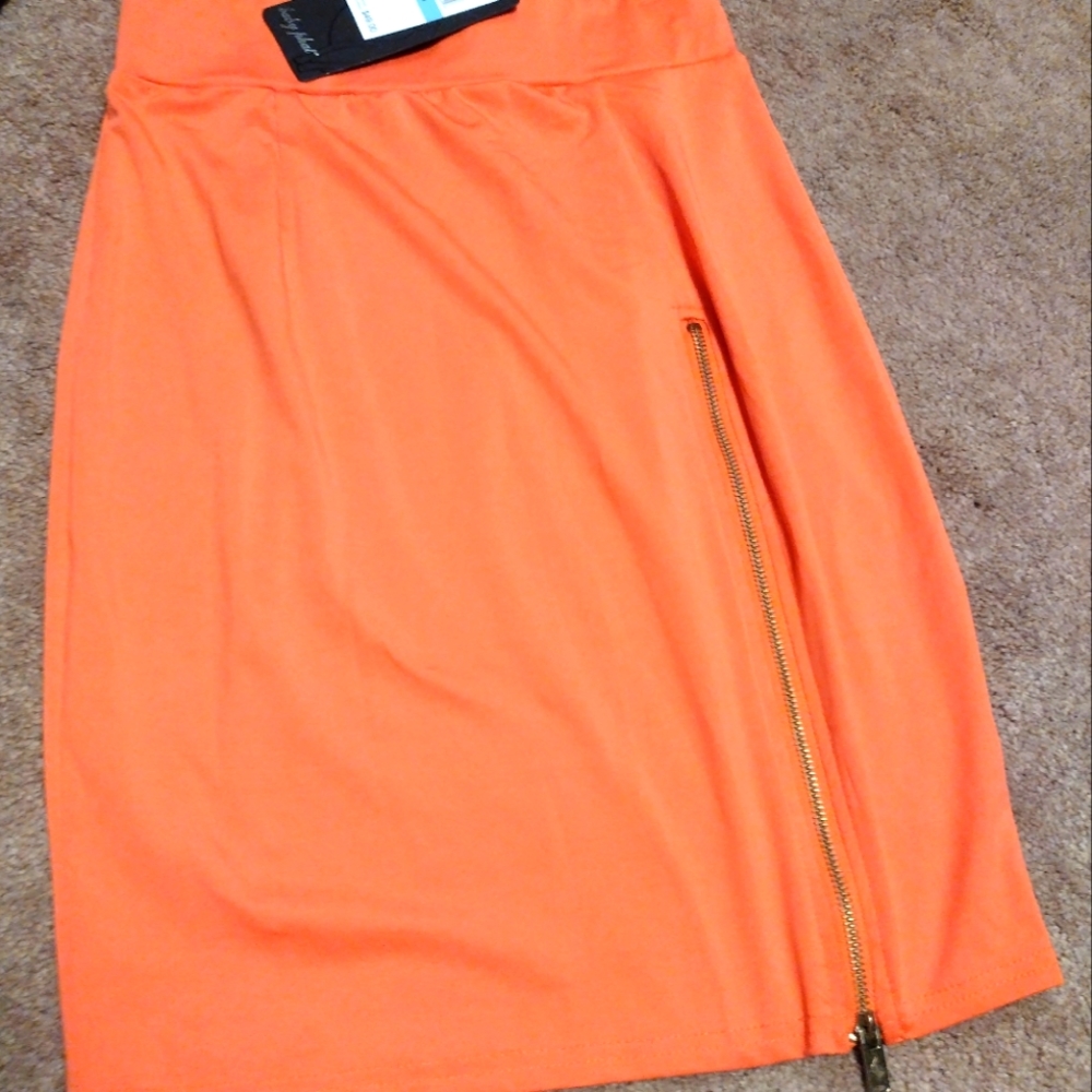 Tangerine skirt